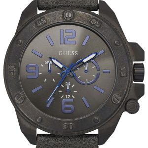 Guess Herrklocka W0659G3 Viper Grå/Läder Ø46 mm