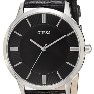 Guess Herrklocka W0664G1 Svart/Läder Ø40 mm