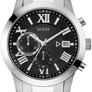 Guess Herrklocka W0668G3 Svart/Stål Ø45 mm