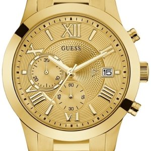 Guess Herrklocka W0668G4 Atlas Guldtonad/Gulguldtonat stål Ø46 mm