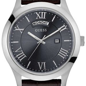 Guess Herrklocka W0792G5 Grå/Läder Ø44 mm