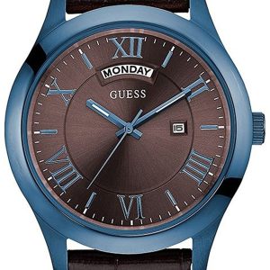 Guess Herrklocka W0792G6 Brun/Läder Ø44 mm