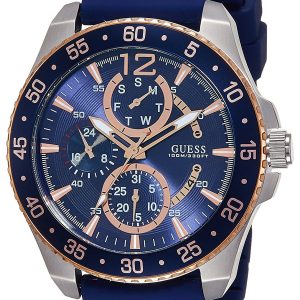 Guess Herrklocka W0798G2 Jet Blå/Gummi Ø46 mm