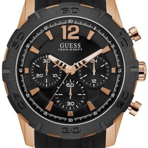 Guess Herrklocka W0864G2 Svart/Plast Ø47 mm