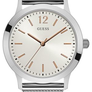 Guess Herrklocka W0921G1 Dress Vit/Stål Ø39 mm