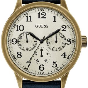 Guess Herrklocka W1101G2 Trend Vit/Läder Ø46 mm