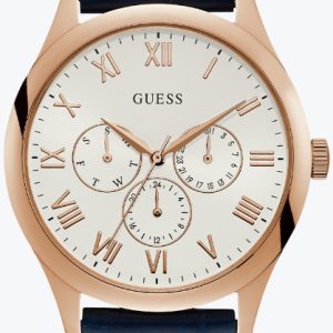 Guess Herrklocka W1130G4 Vit/Läder Ø42 mm