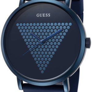 Guess Herrklocka W1161G4 Imprint Blå/Gummi Ø44 mm