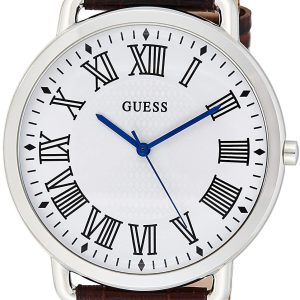 Guess Herrklocka W1164G1 Vit/Läder Ø44 mm