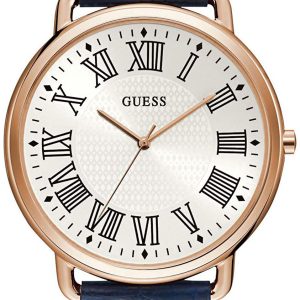 Guess Herrklocka W1164G2 Vit/Läder Ø44 mm