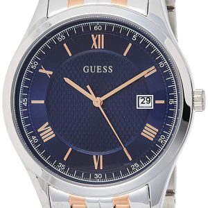 Guess Herrklocka W1218G5 Blå/Roséguldstonat stål Ø42 mm