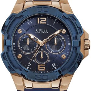 Guess Herrklocka W1254G3 Blå/Gummi Ø46 mm