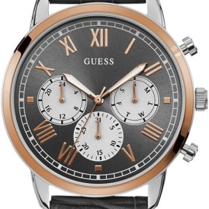 Guess Herrklocka W1261G5 Grå/Läder Ø44 mm