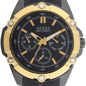 Guess Herrklocka W1302G2 Svart/Gummi Ø47 mm