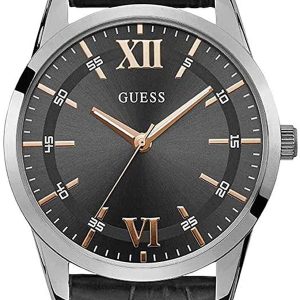 Guess Herrklocka W1307G1 Grå/Läder Ø44 mm