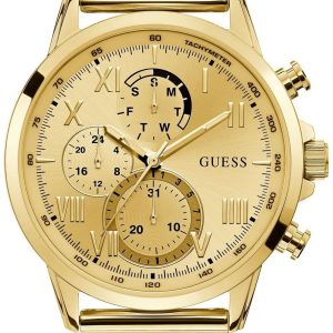 Guess Herrklocka W1310G2 Gulguldstonad/Gulguldtonat stål Ø44 mm