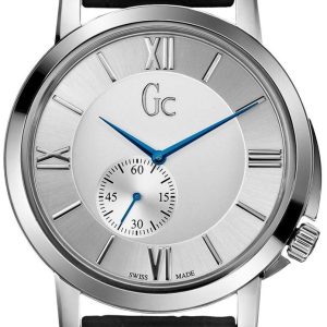 Guess Herrklocka X59005G1S Silverfärgad/Läder Ø42 mm