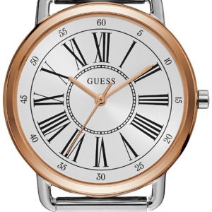 Guess Jackie Damklocka W1148L4 Vit/Roséguldstonat stål Ø34 mm