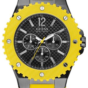 Guess W11619G5 Svart/Gummi Ø45 mm