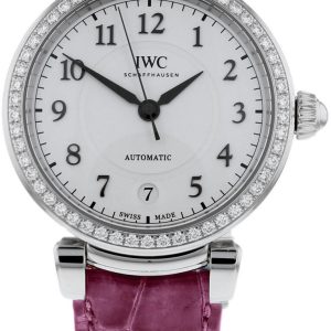 IWC Damklocka IW458308 Da Vinci Vit/Läder Ø36 mm