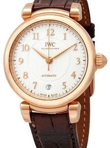 IWC Damklocka IW458309 Da Vinci Vit/Läder Ø36 mm