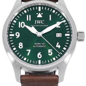 IWC Herrklocka IW328205 Mark Xx Grön/Läder Ø40 mm