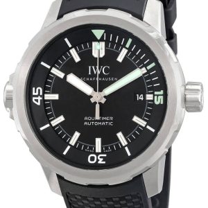 IWC Herrklocka IW328802 Aquatimer Svart/Gummi Ø42 mm