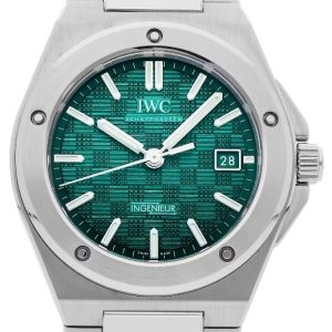 IWC Herrklocka IW328903 Ingenieur Automatic 40 Grön/Stål Ø40 mm