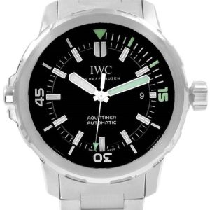 IWC Herrklocka IW329002 Aquatimer Automatic Svart/Stål Ø42 mm