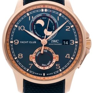 IWC Herrklocka IW344001 Portugieser Blå/Gummi Ø44.6 mm