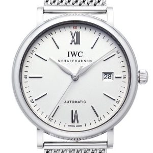 IWC Herrklocka IW356505 Portofino Silverfärgad/Stål Ø40 mm