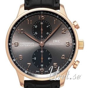 IWC Herrklocka IW371482 Portuguese Grå/Läder Ø40.9 mm