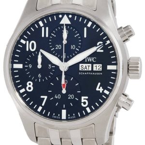 IWC Herrklocka IW388113 Pilots Svart/Stål Ø41 mm