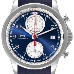 IWC Herrklocka IW390507 Portuguese Blå/Gummi Ø44 mm