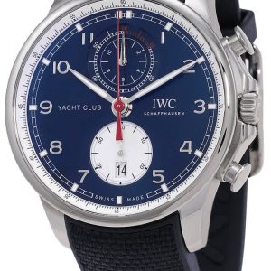 IWC Herrklocka IW390704 Portugieser Blå/Gummi Ø44.6 mm