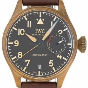 IWC Herrklocka IW501005 Pilots Svart/Läder Ø46.2 mm