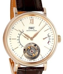 IWC Herrklocka IW516501 Portofino Vit/Läder Ø45 mm