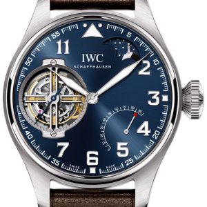 IWC Herrklocka IW590302 Pilots Blå/Läder Ø46 mm