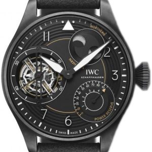 IWC Herrklocka IW590501 Big Pilot Svart/Gummi Ø46.2 mm