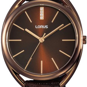 Lorus Damklocka RG209KX9 Brun/Läder Ø34 mm