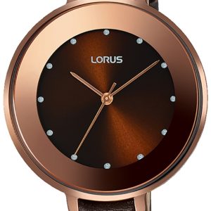 Lorus Damklocka RG223MX9 Brun/Stål Ø36 mm