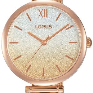 Lorus Damklocka RG232QX9 Ladies Roséguldstonad/Roséguldstonat stål