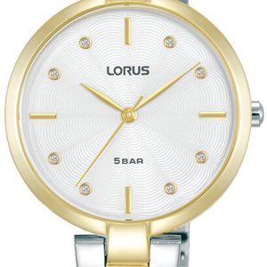 Lorus Damklocka RG234VX9 Ladies Silverfärgad/Guldtonat stål Ø32 mm