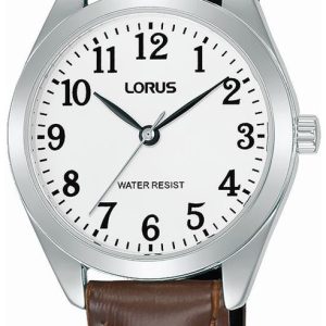 Lorus Damklocka RG241TX9 Classic Vit/Läder Ø30 mm