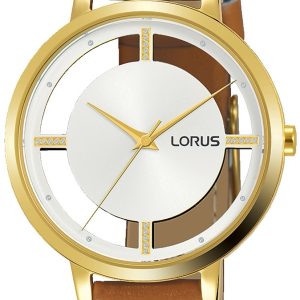 Lorus Damklocka RG294PX9 Classic Silverfärgad/Läder Ø36 mm