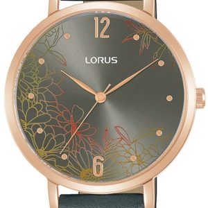 Lorus Damklocka RG294TX9 Grå/Läder Ø36 mm