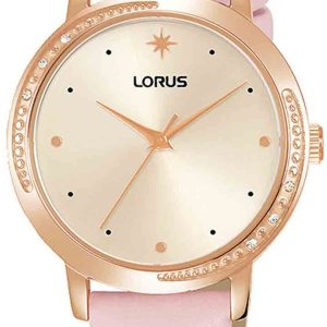 Lorus Damklocka RG298RX9 Ladies Rosa/Läder Ø30 mm