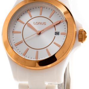 Lorus Damklocka RH978EX9 Vit/Gummi Ø39 mm