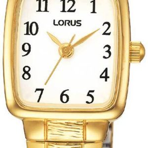 Lorus Damklocka RPH56AX5 Ladies Vit/Gulguldtonat stål Ø19 mm