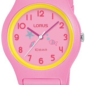 Lorus Damklocka RRX49HX9 Kids Rosa/Gummi Ø34 mm